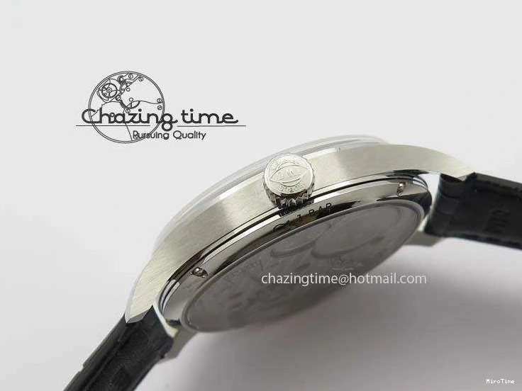 MIROTIME 0127 Effortless Portuguese IW544404 SS White Dial On Black Leather Strap A 7257